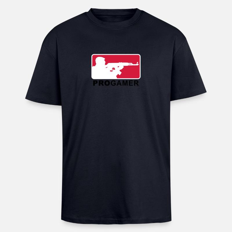 progamer_2011_4_3c - Oversized Heavyweight Unisex T-Shirt - French Navy