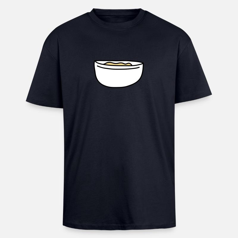 Mixing Bowl - Oversized Heavyweight Unisex T-Shirt - French Navy