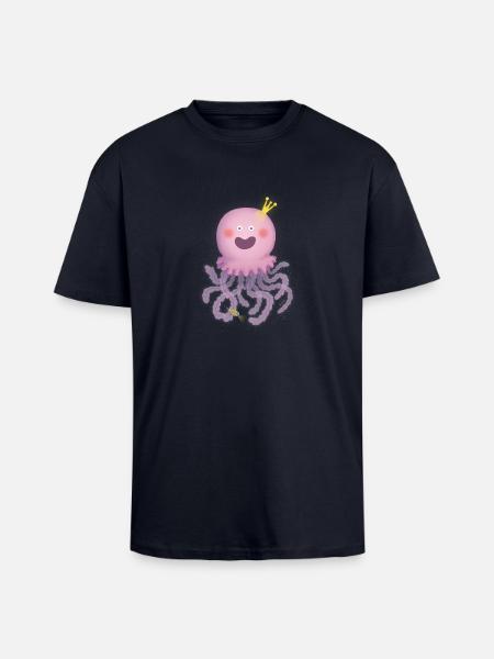 Gelly Queen - Unisex Oversized Heavyweight T-shirt - french navy