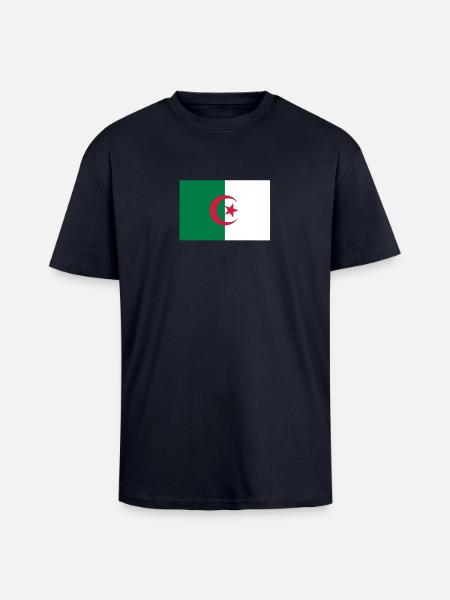 Algeria - Unisex Oversized Heavyweight T-shirt - french navy