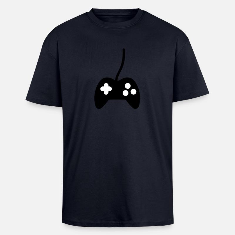 games - Oversized Heavyweight Unisex T-Shirt - French Navy