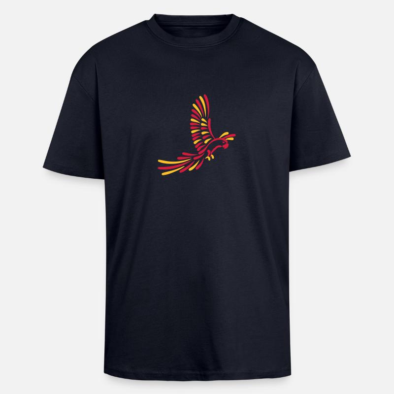 Papagei - Oversized Heavyweight Unisex T-Shirt - French Navy