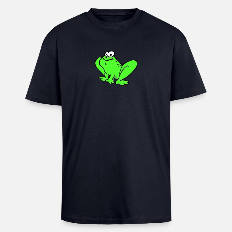 Kröte - Oversized Heavyweight Unisex T-Shirt - French Navy