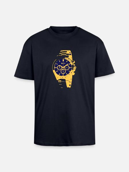 GOLDUHR - Oversized Heavyweight Unisex T-Shirt - French Navy