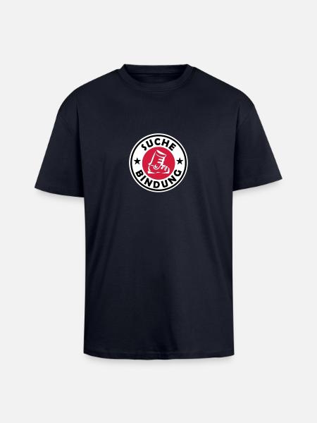 suche bindung 3c - Unisex Oversized Heavyweight T-shirt - french navy