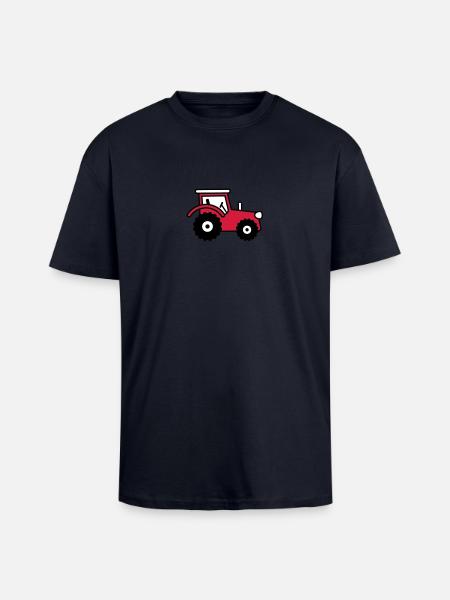 tractor - Unisex Oversized Heavyweight T-shirt - french navy