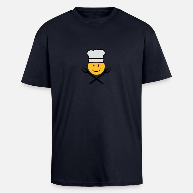grillen - Oversized Heavyweight Unisex T-Shirt - French Navy