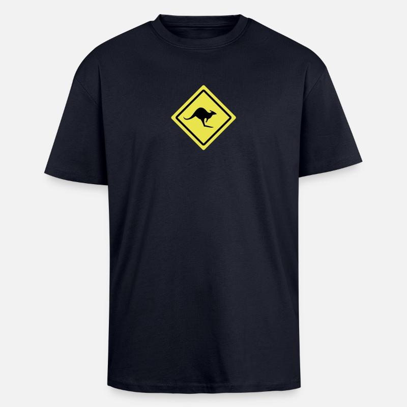 australien - Oversized Heavyweight Unisex T-Shirt - French Navy