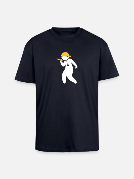 Hiphop Rapper - Unisex Oversized Heavyweight T-shirt - french navy