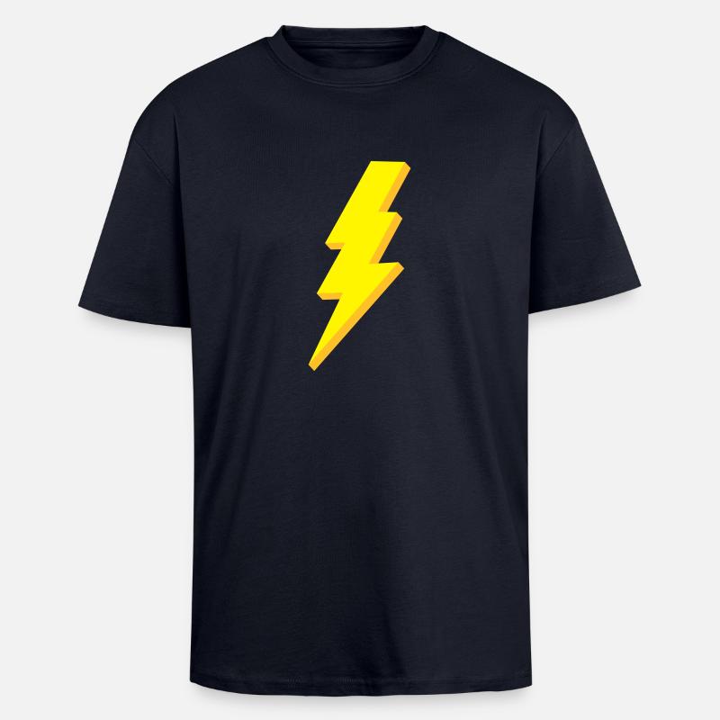 blitz3 - Oversized Heavyweight Unisex T-Shirt - French Navy