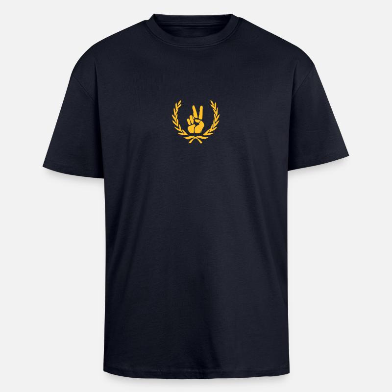 Sieger / Erster / Winner - Oversized Heavyweight Unisex T-Shirt - French Navy
