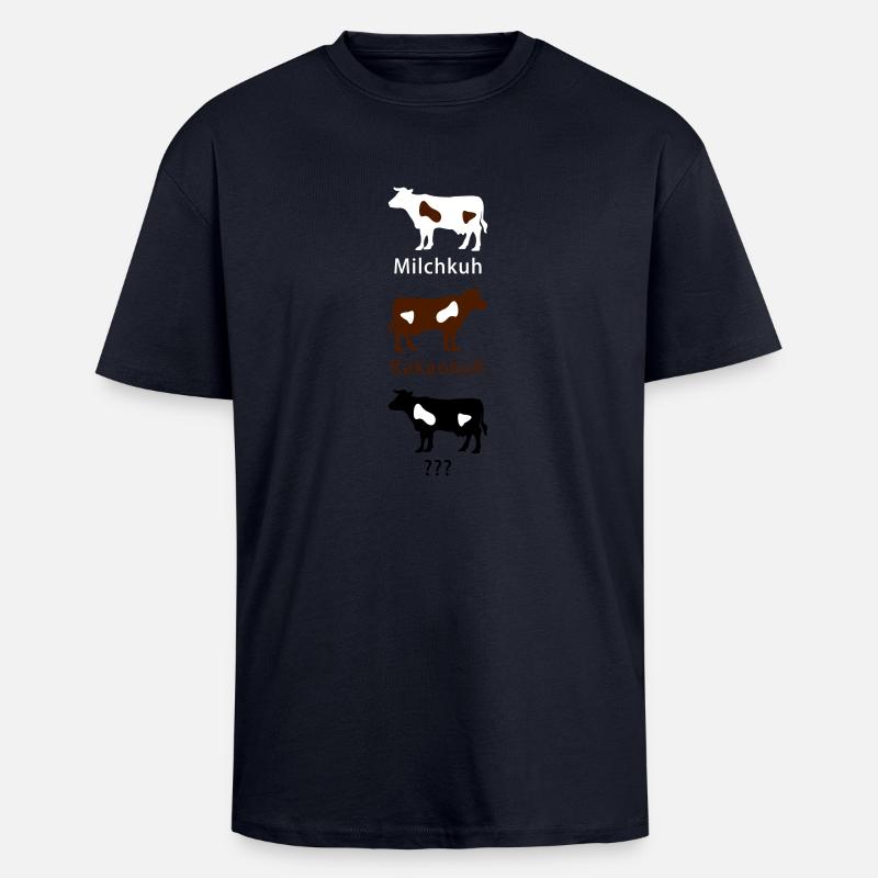 Michkuh - Kakaokuh - ... - Oversized Heavyweight Unisex T-Shirt - French Navy