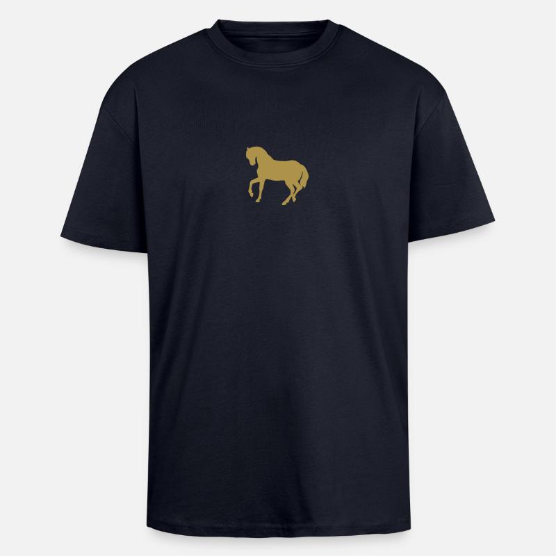 Süßes Pony - Oversized Heavyweight Unisex T-Shirt - French Navy