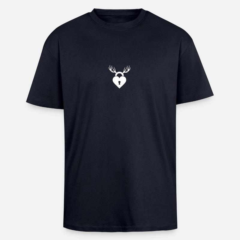 Cuckold - Oversized Heavyweight Unisex T-Shirt - French Navy