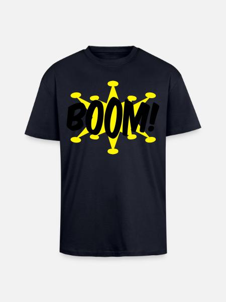 comic - Unisex Oversized Heavyweight T-shirt - french navy