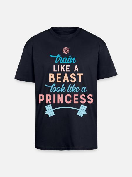 Fitness - Unisex Oversized Heavyweight T-shirt - french navy