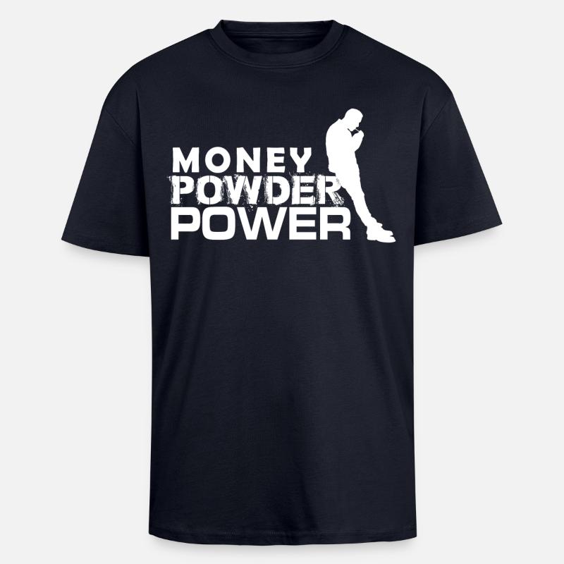 MPP white - Unisex Oversized Heavyweight T-shirt - french navy