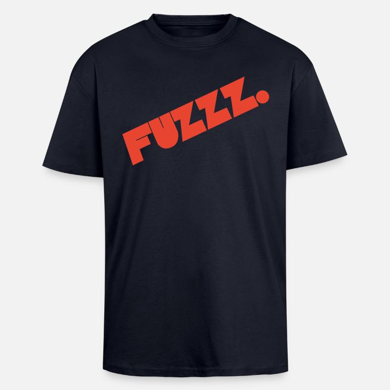 FUZZZ - T-shirt unisexe oversize épais - bleu marine