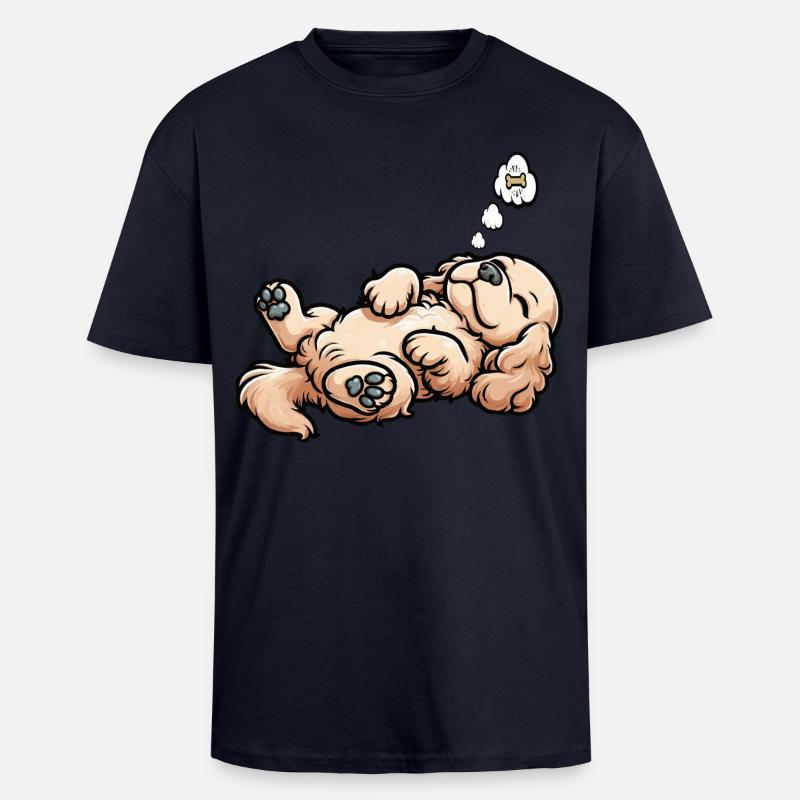 Cocker Spaniel Cockerhund Cocker Spaniel Besitzer - Oversized Heavyweight Unisex T-Shirt - French Navy