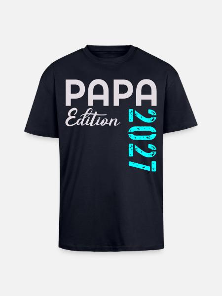 BABY DAD 2027 EDITION - Unisex Oversized Heavyweight T-shirt - french navy