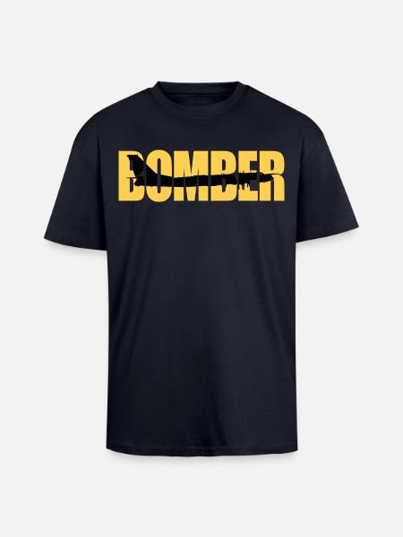 Bomber Tu-95 - Unisex Oversized Heavyweight T-shirt - french navy