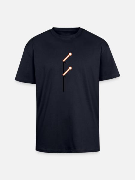 Signal Frei langsam 40 - Oversized Heavyweight Unisex T-Shirt - French Navy