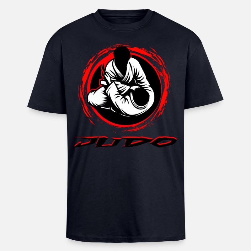 Judo - Oversized Heavyweight Unisex T-Shirt - French Navy