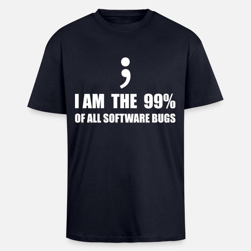 Computer Scientist Programmer - Unisex Oversized Heavyweight T-shirt - french navy