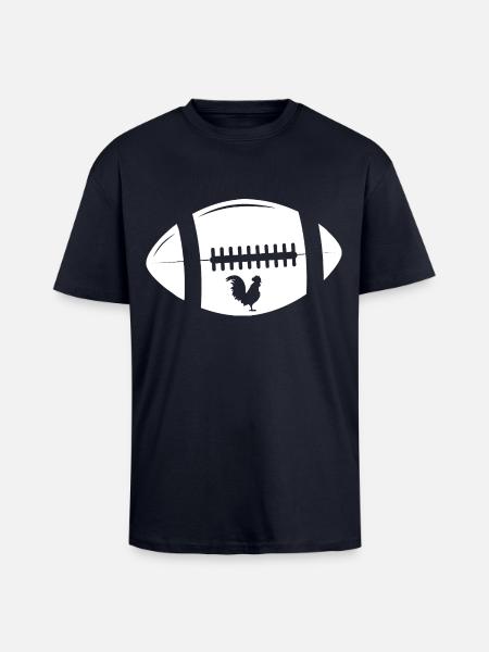 Rugby - Oversized Heavyweight Unisex T-Shirt - French Navy