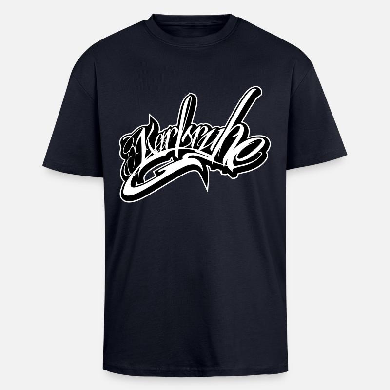 Karlsruhe - Oversized Heavyweight Unisex T-Shirt - French Navy
