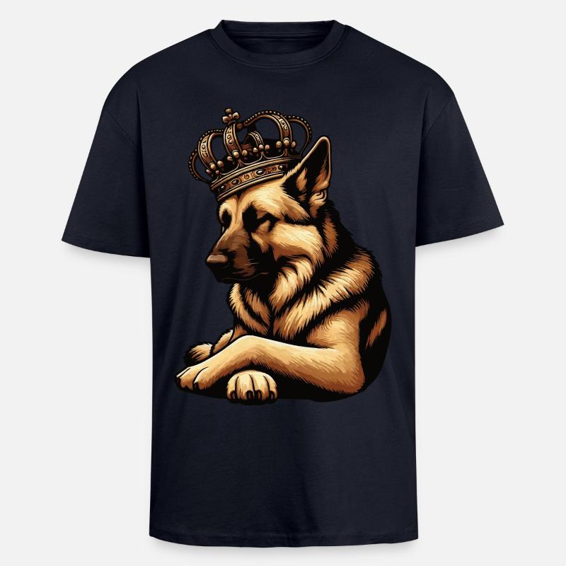 Deutscher Schäferhund Schäferhunde Schäferhunde - Oversized Heavyweight Unisex T-Shirt - French Navy