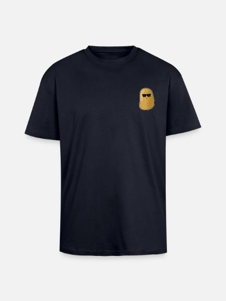 Cool potato - Unisex Oversized Heavyweight T-shirt - french navy