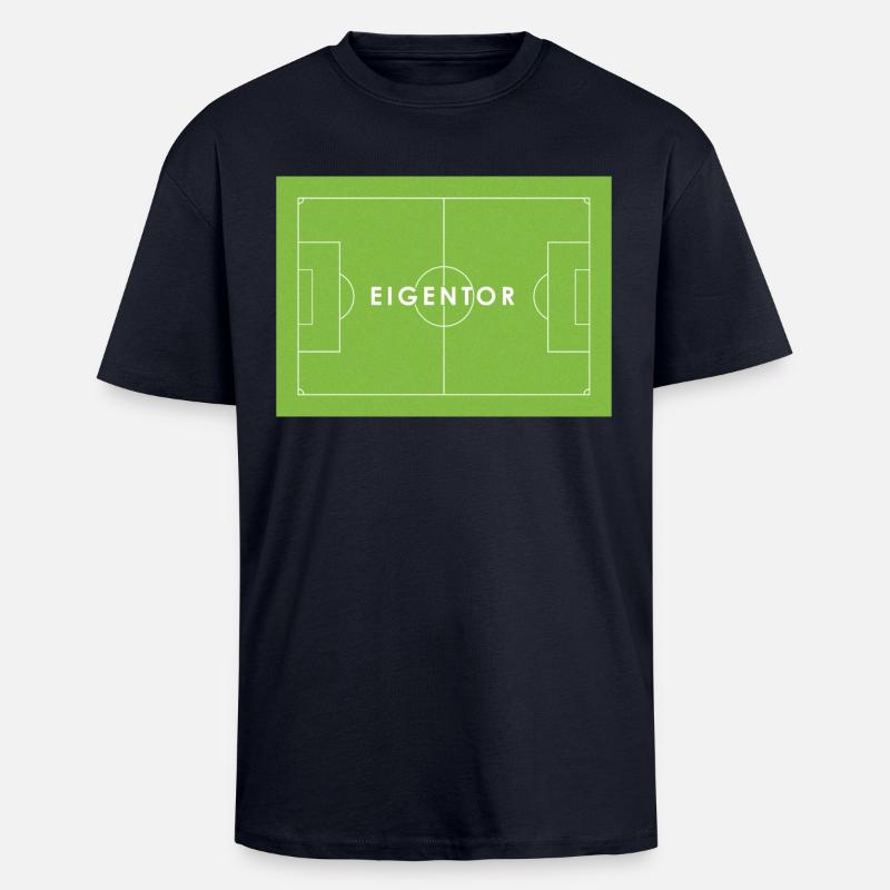 EIGENTOR Fußball Statement - Oversized Heavyweight Unisex T-Shirt - French Navy