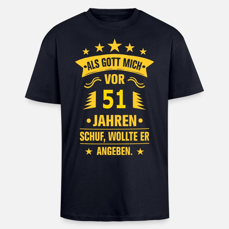 51 - Oversized Heavyweight Unisex T-Shirt - French Navy