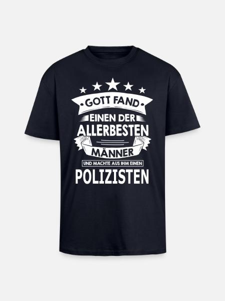 polizisten - Oversized Heavyweight Unisex T-Shirt - French Navy
