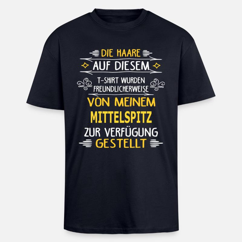 MITTELSPITZ - Oversized Heavyweight Unisex T-Shirt - French Navy