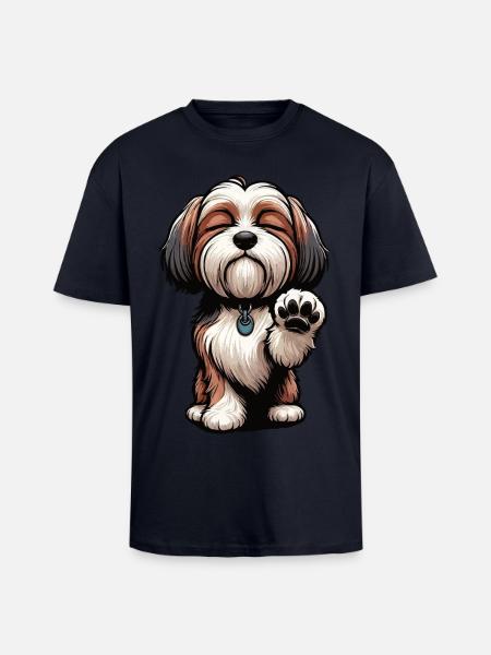 Havanese Havanese Owners Havanese Farmers - Unisex Oversized Heavyweight T-shirt - french navy
