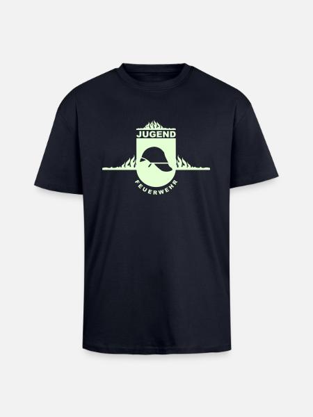 Young Firefighters - Unisex Oversized Heavyweight T-shirt - french navy