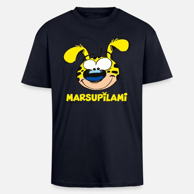Marsupilami Kopf - Oversized Heavyweight Unisex T-Shirt - undefined