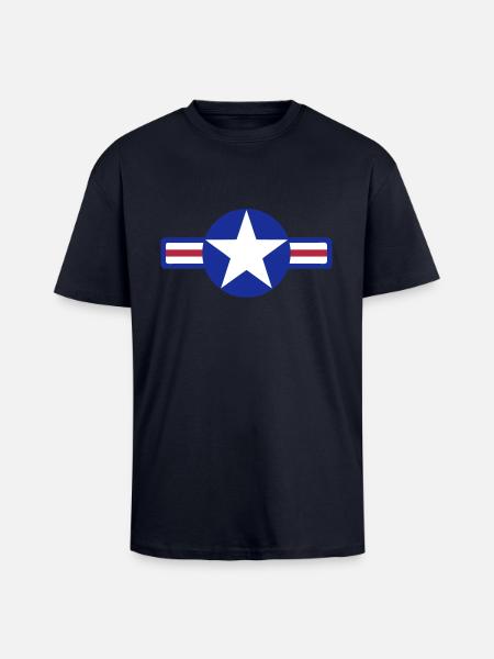 usa army - Unisex Oversized Heavyweight T-shirt - french navy