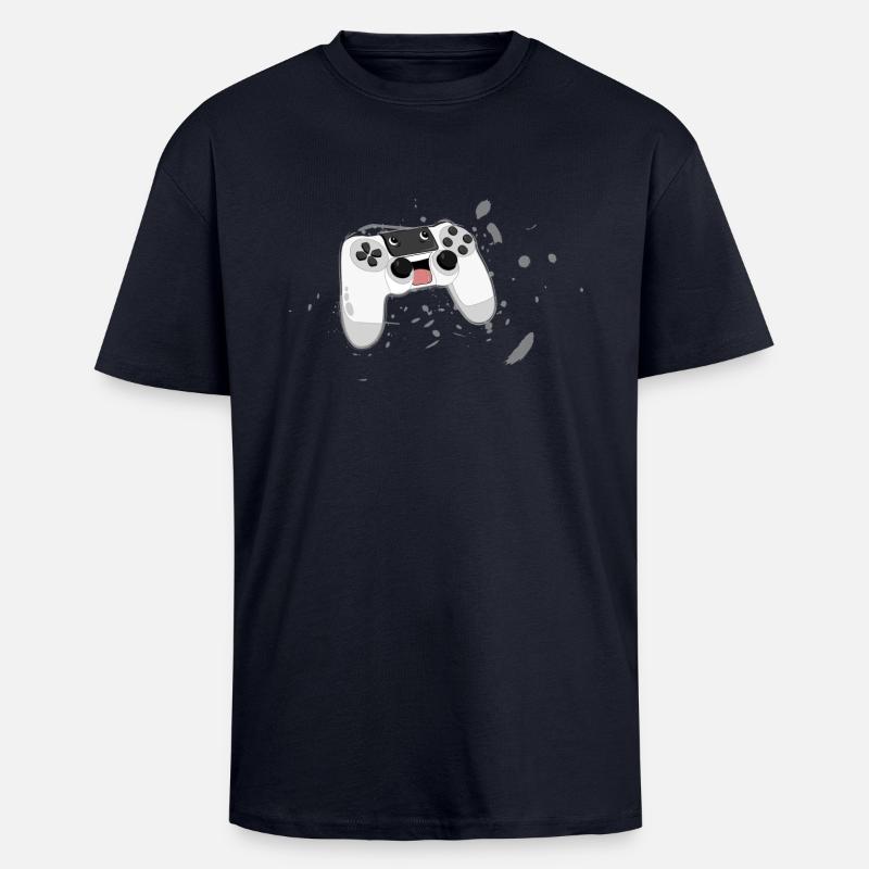 Crazy controller - Unisex Oversized Heavyweight T-shirt - french navy
