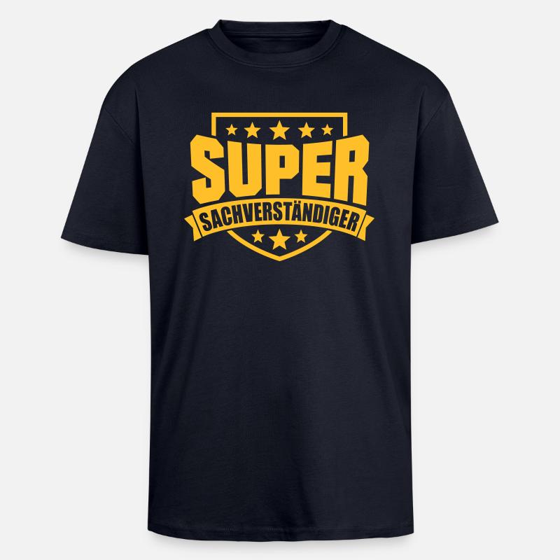 Super Sachverständiger - Oversized Heavyweight Unisex T-Shirt - French Navy