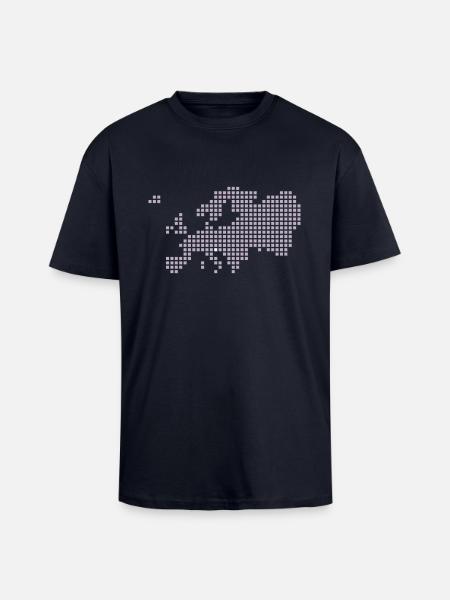 Venezia Trieste Udine Padova - Unisex Oversized Heavyweight T-shirt - french navy