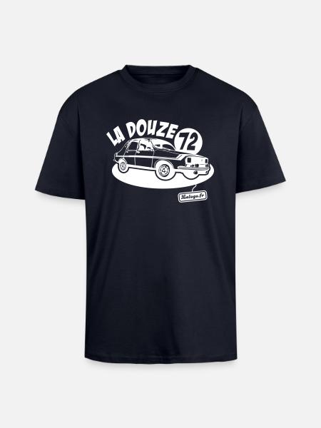 La Douze - 1972 - T-shirt unisexe oversize épais - bleu marine