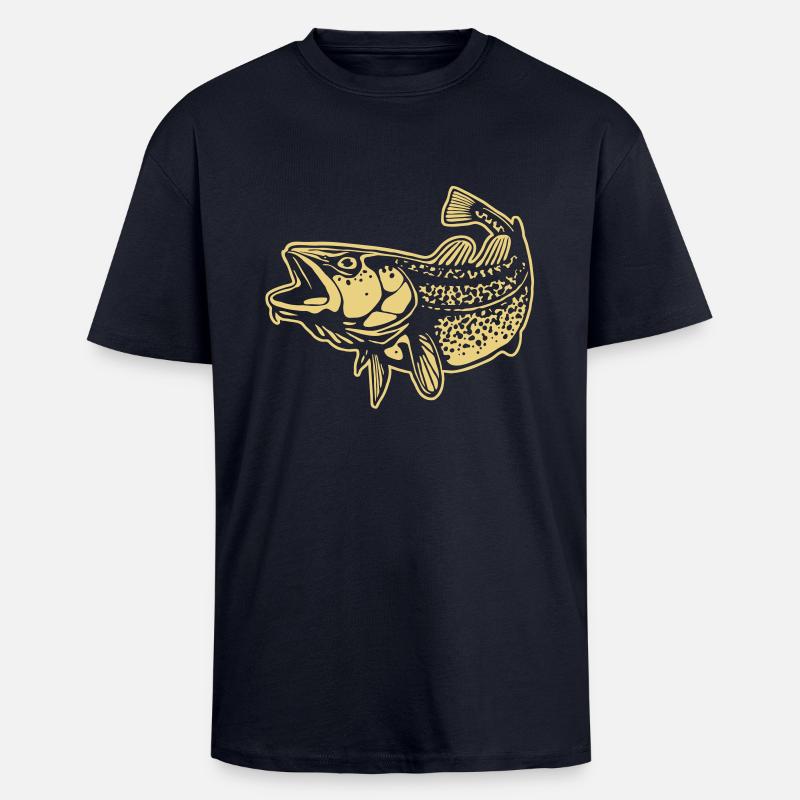 Dorsch - Oversized Heavyweight Unisex T-Shirt - French Navy