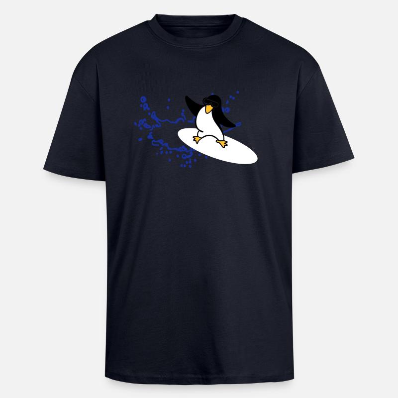 Wasserspritzer - Oversized Heavyweight Unisex T-Shirt - French Navy