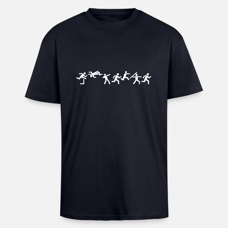 Siebenkampf - Oversized Heavyweight Unisex T-Shirt - French Navy