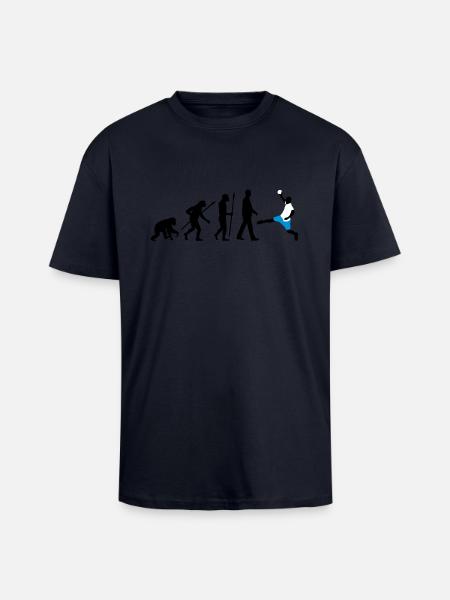evolution_handball_102012_a_3c - Unisex Oversized Heavyweight T-shirt - french navy