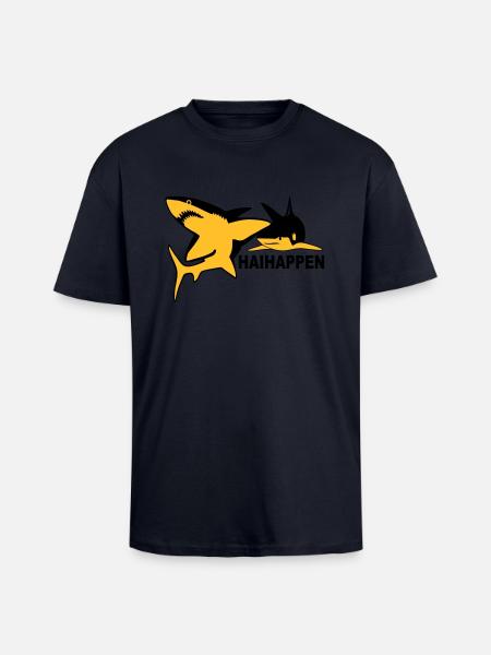 Haihappen - Unisex Oversized Heavyweight T-shirt - french navy