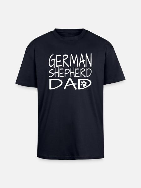 German Shepherd German Shepherd - Unisex Oversized Heavyweight T-shirt - french navy